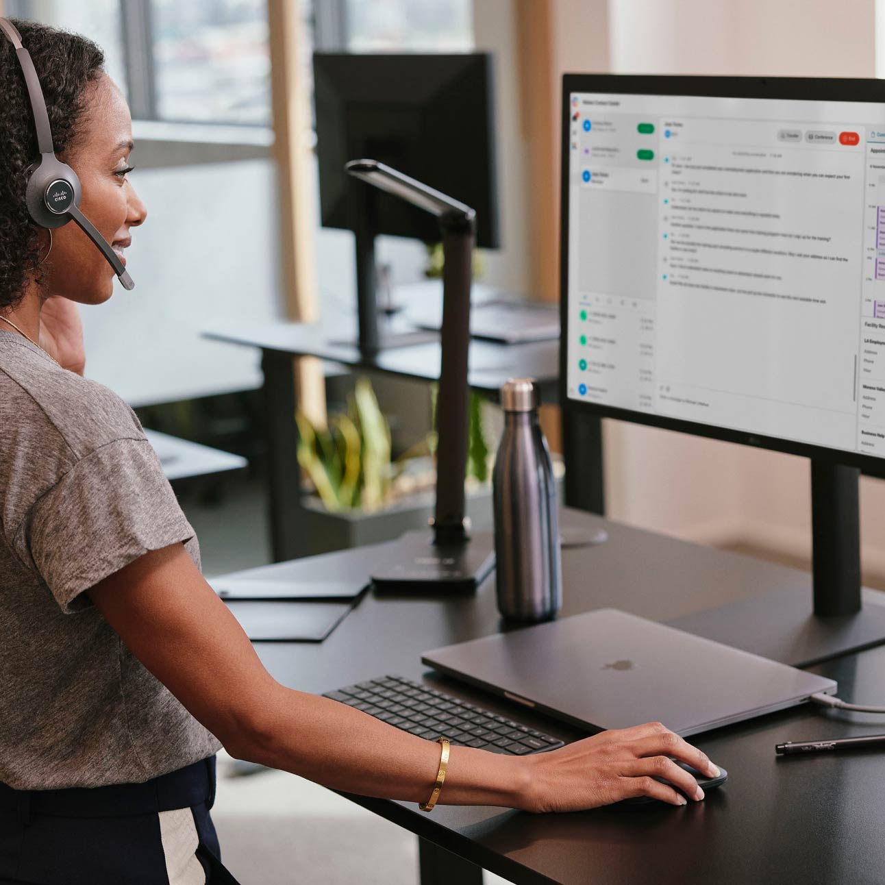 ユーザーフレンドリーな Webex Contact Center を利用するユーザー